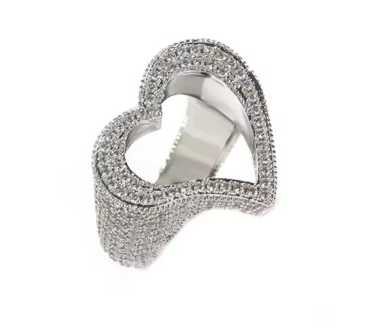 Halo Heart Ring