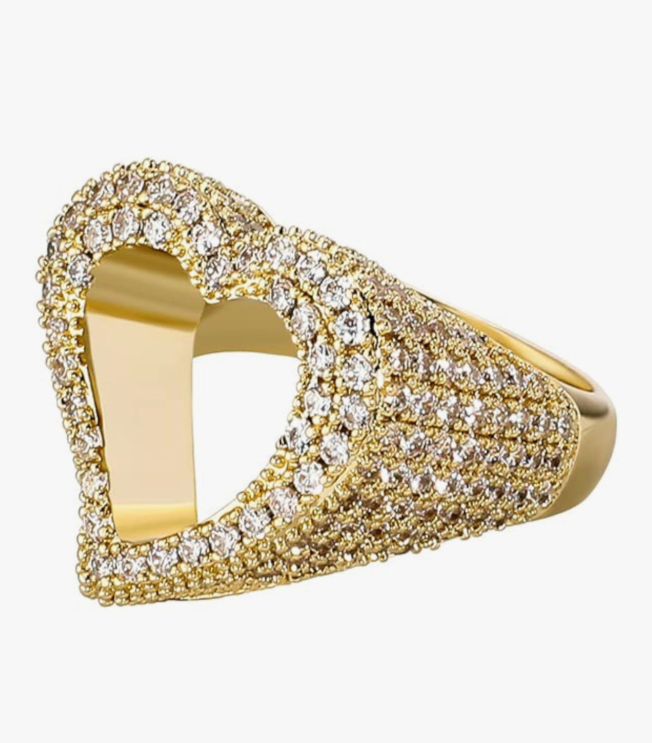 Half Iced Out Ring 