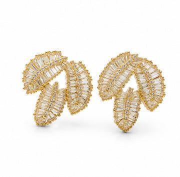 Palm Leaf Studs